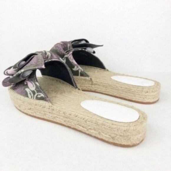 REBECCA MINKOFF Giana Bow Espadrille Slides  - Picture 4 of 8
